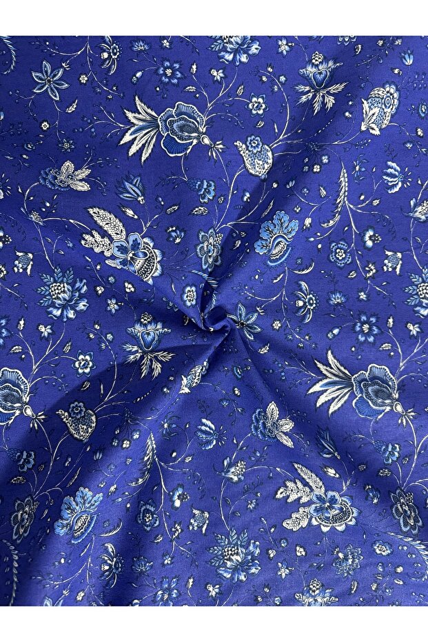 100% Cotton Patterned Poplin Fabric - Width: 160cm