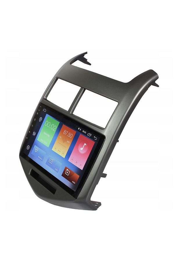 Chevrolet Aveo Araç Multimedya Android Ekran Carplay Navigasyon Double Teyp 2+32 9" 12-14 Gri BLUEWA - 4