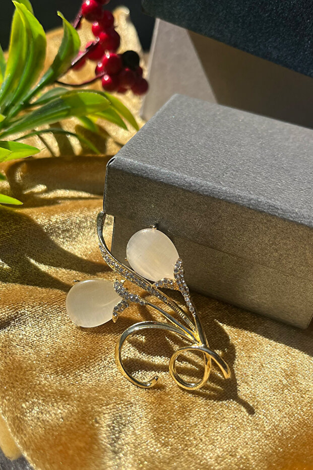 Sedef taşlı Broş - 1