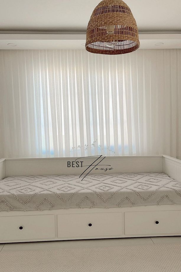 Divan Örtüsü Pike,yatak Örtüsü, Oturma Kısmı Koltuk Örtüsü 130x240 Cm - 3