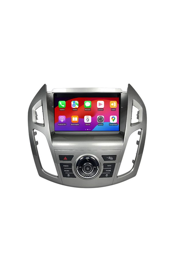 Ford Tourneo Connect Araç Multimedya Android Ekran Carplay Double Teyp 2+32 9" 13-16 Silver BLUEWAY - 3