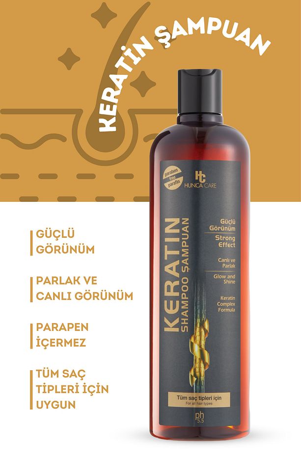 Keratin Complex Şampuan, Besleyici Ve Onarıcı , Tüm Saç Tipleri Için ( 2 Adet X 675 ml ) - 3