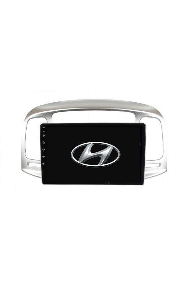 Hyundai Accent Era Araç Multimedya Android Ekran Carplay Double Teyp 2+32 9" 06-12 Silver BLUEWAY - 1
