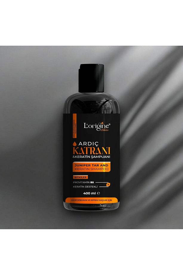 Ardıç Katranı Keratin Şampuanı ZAYIF ve KEPEKLİ Saçlar 400ML - 1