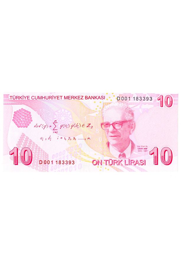 9. EMİSYON 10 LİRA KAĞIT PARA D001 SERİ BAŞI ÇİL KOLEKSİYON - 1