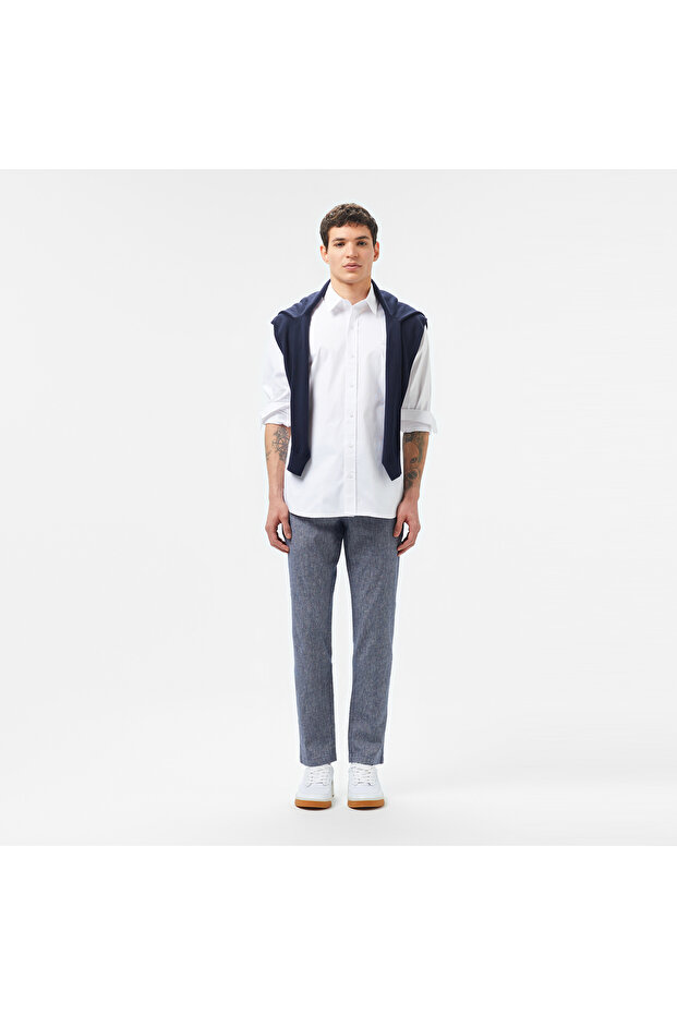 Erkek Slim Fit Beyaz Gömlek - 3