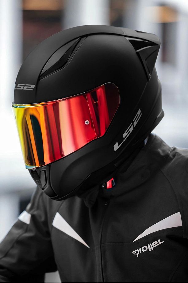 RAPID 2 RACE MAT SİYAH KASK - 4