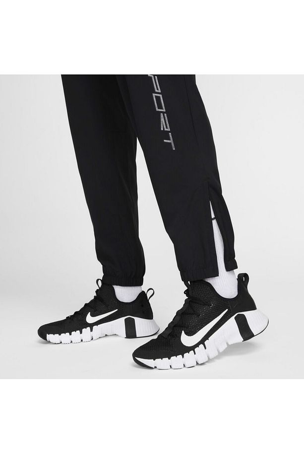 M NK DF FORM GFX PANT TPR Siyah Erkek Eşofman - 8