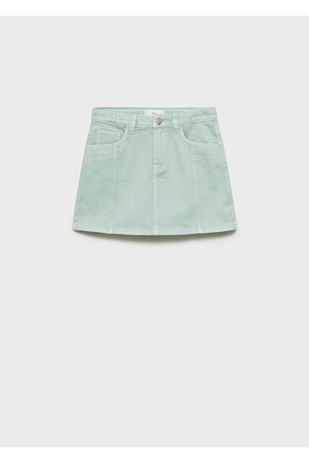 Kısa denim etek - 3