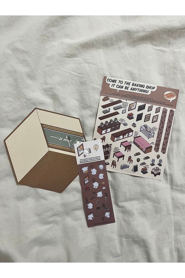 Pastane 3d Puzzle Sticker Tasarım Seti/dıy - 1
