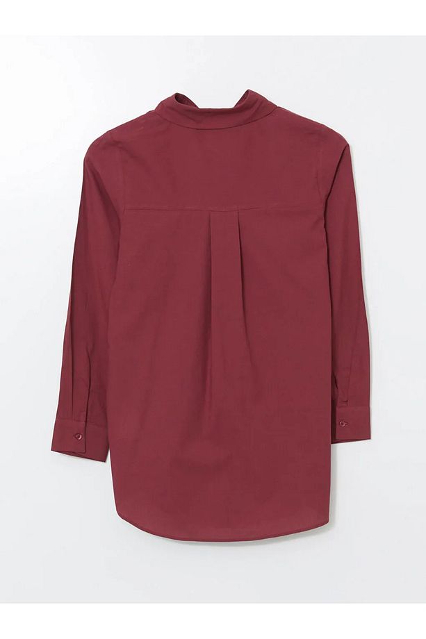 LCW Modest Kırmızı Regular Fit Kadın Gömlek Tunik - 3