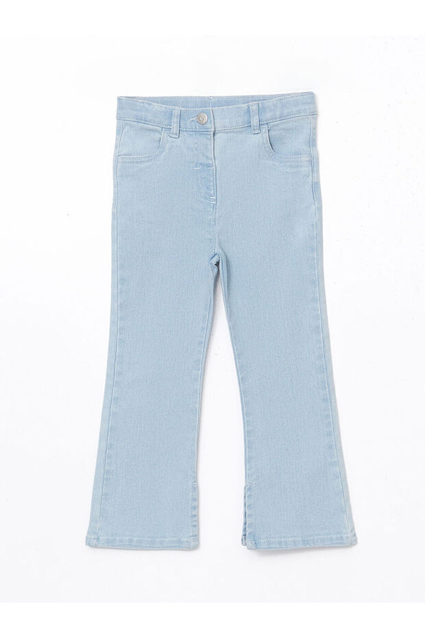 LCW Kids Elastic Waist Girl's Jeans Trousers