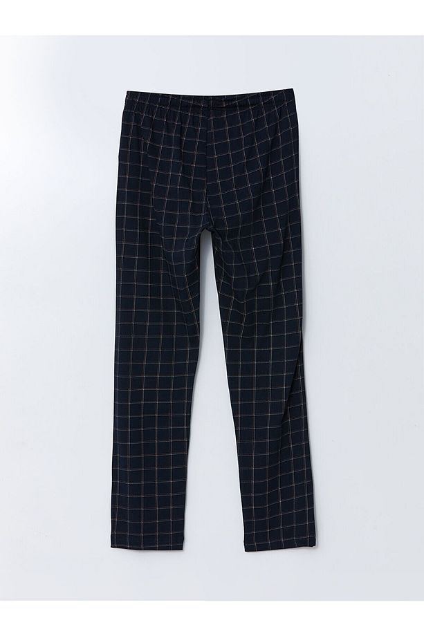 Standart Kalıp Ekose Erkek Pijama Alt - 6