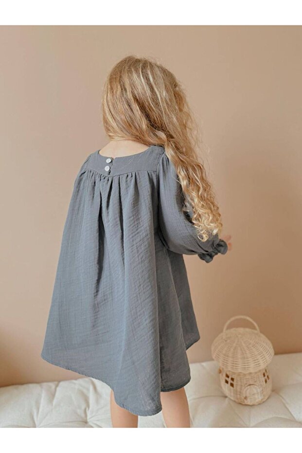 Müslin Elbise - 4