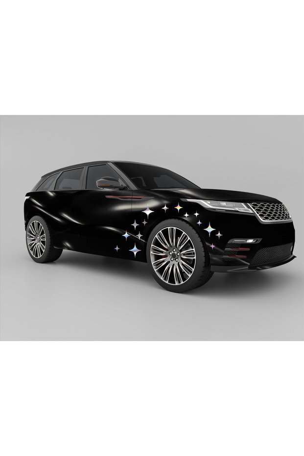 Car Automobile New Model 4 Cornered Star Set 15 Pieces 4 Different Sizes 4 Different Color Options
