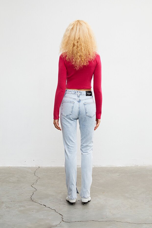 Dik yaka basic crop kazak - 6