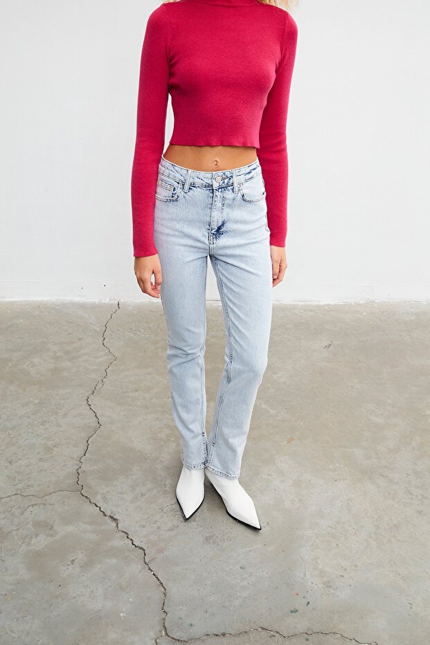 Dik yaka basic crop kazak - 8