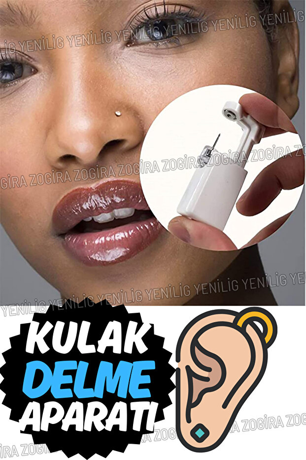 Ağrısız Kulak ve Burun Delme Aparatı (2 Adet) - Evde Profesyonel ve Kolay Kullanım İçin İdeal - 5