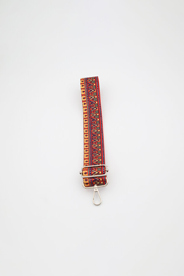 حزام كتف حقيبة منقوش قابل للتعديل - 3