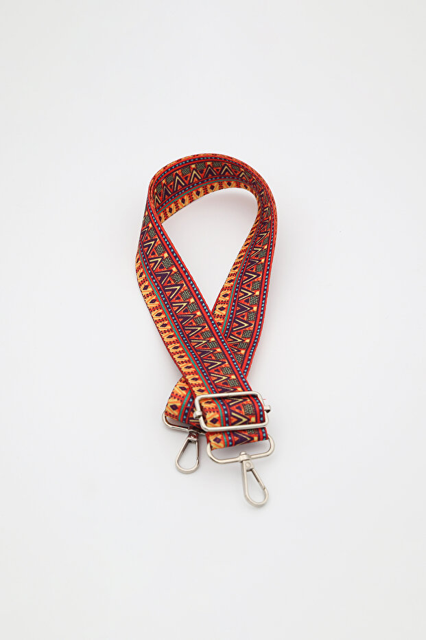 حزام كتف حقيبة منقوش قابل للتعديل - 1