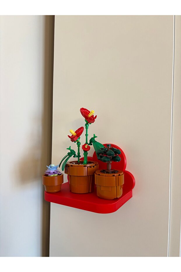 Bulut Şeklinde Mini Raf Pembe - 3