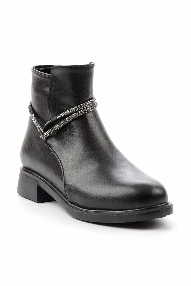 Siyah Kadın Bot & Bootie K02405026009 - 3