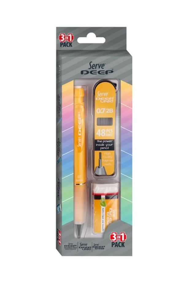 Deep 3lü Okul Seti Sarı - 1
