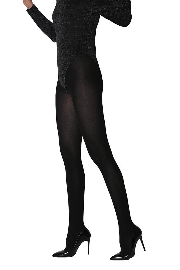 Satin 80 Pantyhose Black
