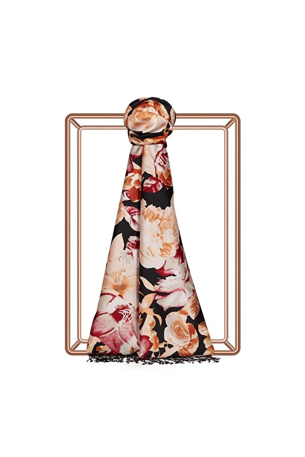 Şal 07654 Negru - 1