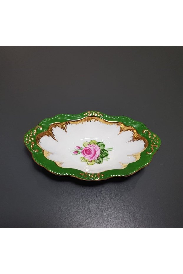 Porcelain Hand-Painted 1 Piece Snack Bowl (Color Can Be Specified When Ordering, All Main Colors Are Available)