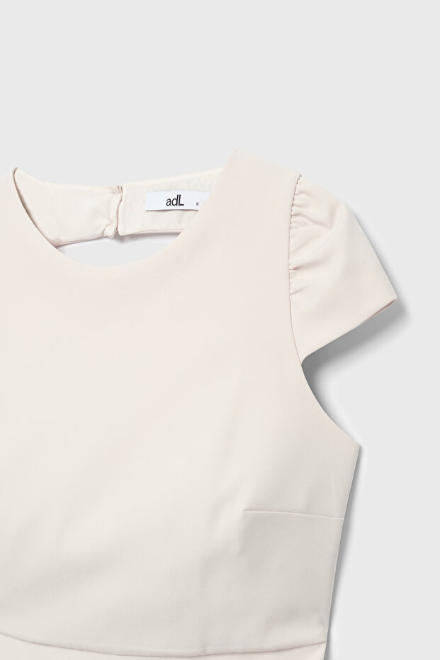 Arkası Pencereli Elbise - 9