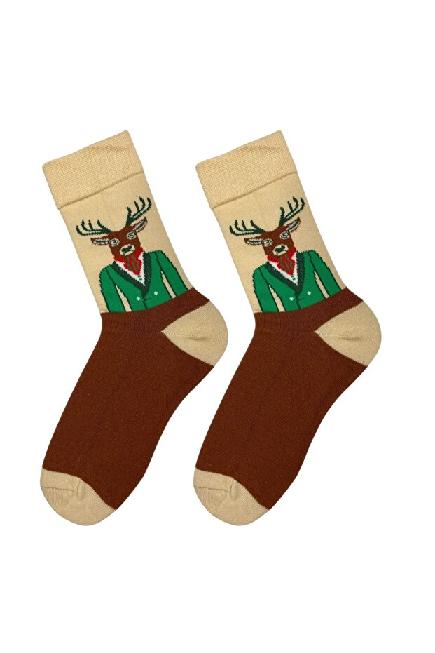 الجوارب الملونة منقوشة - 1