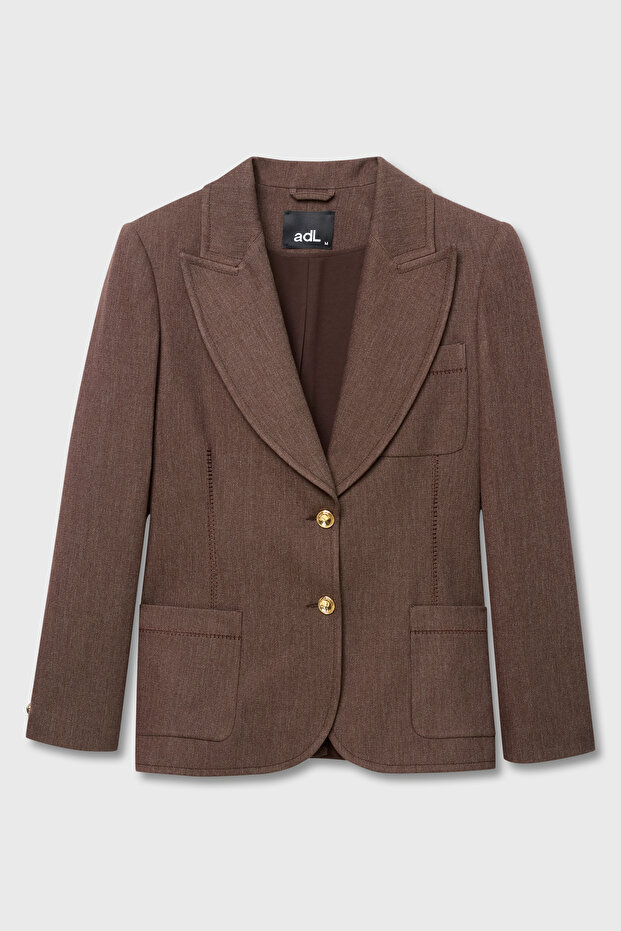 Denim Görünümlü Ceket - 8