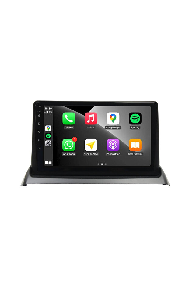Renault Clıo 2 Araç Multimedya Android Ekran Carplay Double Teyp 2+32 9" 98-06 Black BLUEWAY - 2