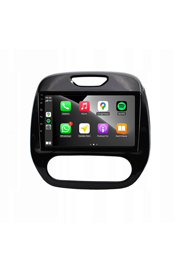 Renault Captur Araç Multimedya Android Ekran Carplay Double Teyp 2+32 9" 13-19 P.Black BLUEWAY - 4