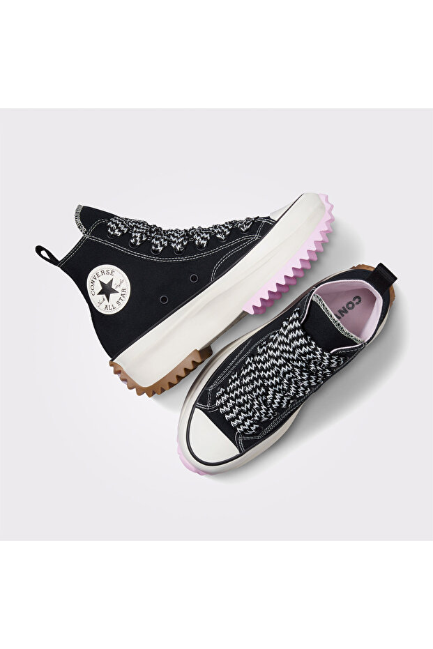 Run Star Hike Unisex Siyah Platform Sneaker - 5