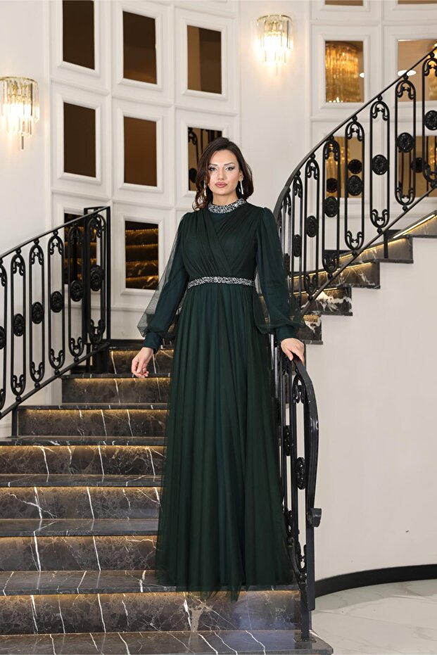 Sena Evening Dress Emerald Tbsfvm210