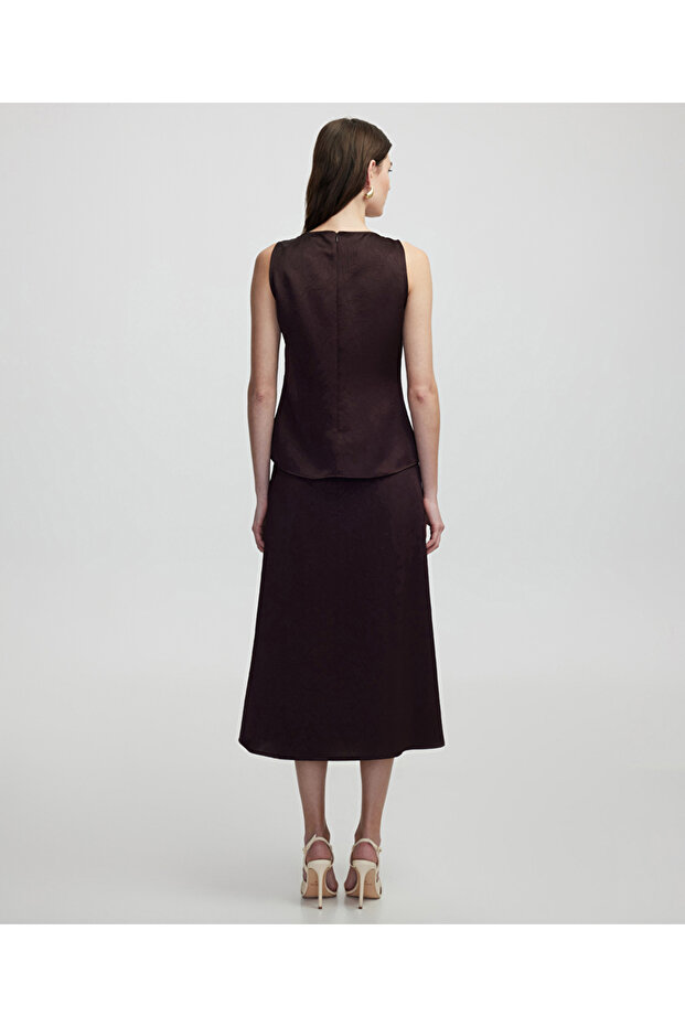 Metal düğmeli bluz - 6