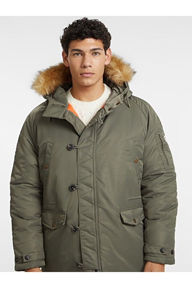 Jeans Erkek Parka - 7