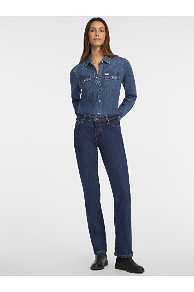 Jeans Kadın Denim Gömlek - 2