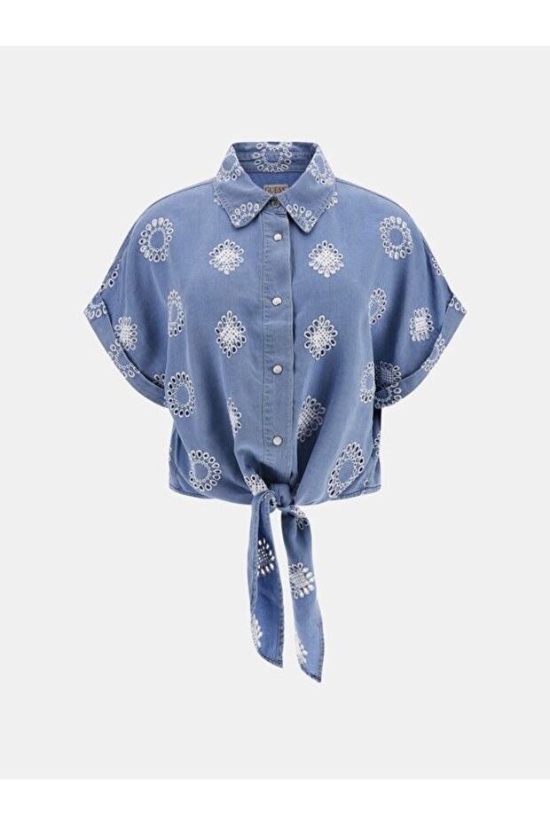 Brigitte Kadın Jean Gömlek - 1