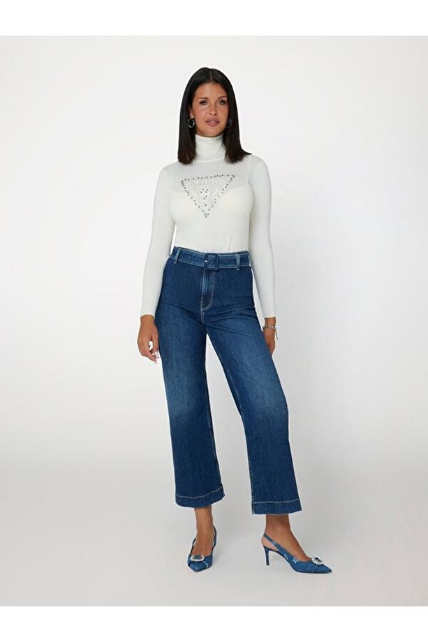 Piper Taşlı Slim Fit Balıkçı Yaka Kazak W4BR03Z2NQ2  KAZAK W4BR03 Z2NQ2 G012 - 2