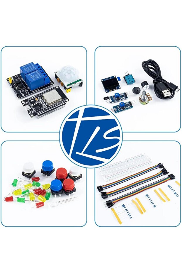 ESP32 ESP-32S WiFi IoT Geliştirme Kartı Temel Başlangıç Seti - 3