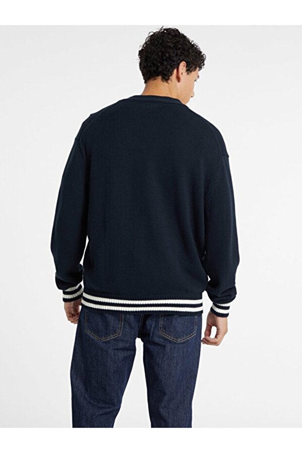 Jeans Erkek Triko Hırka - 4