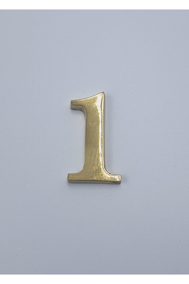 Brass Casting Number 5cm No:1
