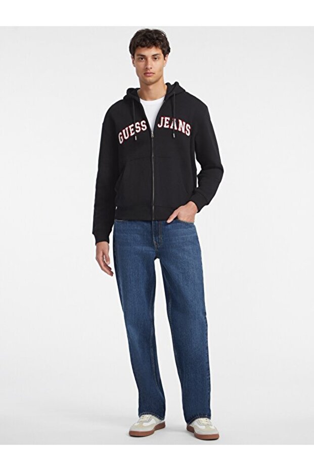 Jeans Patch Erkek Sweatshirt - 2
