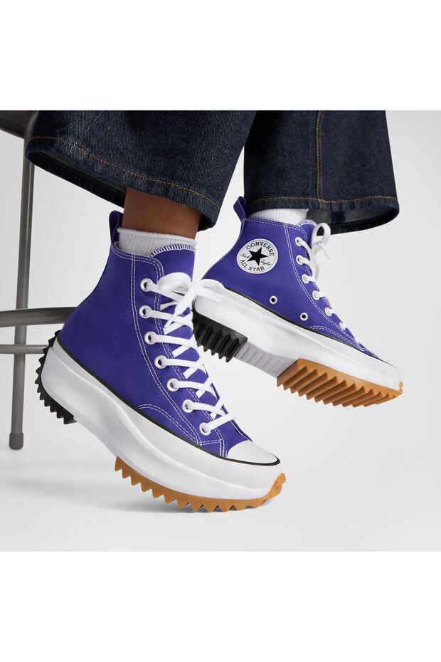 Run Star Hike Unisex Mor Platform Sneaker - 5