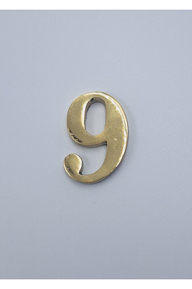 Brass Casting Number 5cm No:9