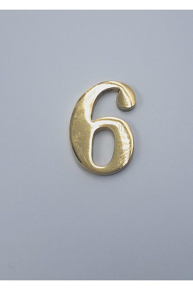 Brass Casting Number 5cm No:6