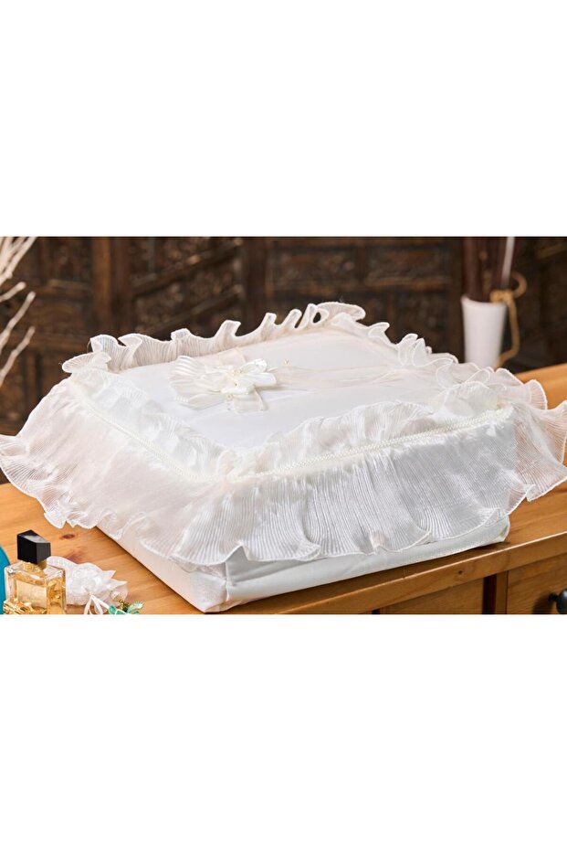 حزمة حقيبة مربعة مكشكشة (حزمة الزفاف) - 1